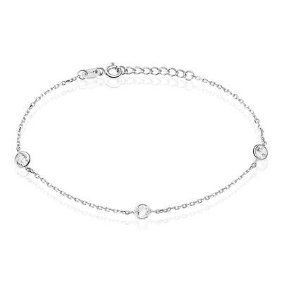 Bracelet Venda Argent Blanc Oxyde De Zirconium