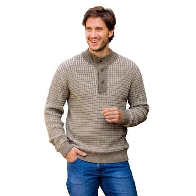 Reclaimed Chic,'Men's Pullover Sweater in Polyester and Baby Alpaca'