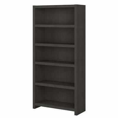 Bush Business Furniture Echo 5 Shelf Bookcase in Charcoal Maple - KI60304-03