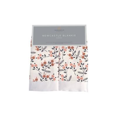 Dahlia Floral Bamboo Muslin Security Baby Blankie - Newcastle Classics 3630DHLA