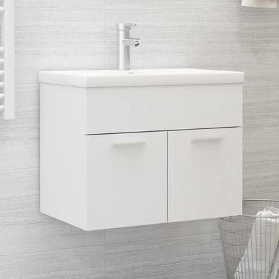 vidaXL Mobile Sottolavabo Bianco 60x38,5x46 cm in Truciolato