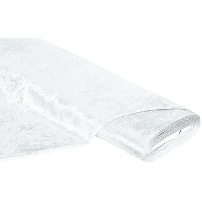 Panne de velours, blanc