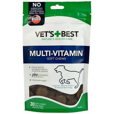 Multi-Vitamin Soft Chews for Dogs, Count of 30, 1.5 IN