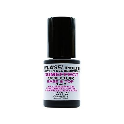 Layla Cosmetics - Gummeffect Gel Polish Colour Smalti 10 ml Bianco unisex