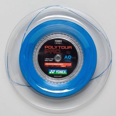 Yonex Poly Tour Pro 17 1.20 656' Reel Tennis String Reels Blue