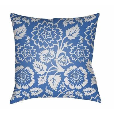 Cabitan 20" Square Modern Pillow plush Blue/Off White Outdoor Throw Pillow - Boutique Rugs