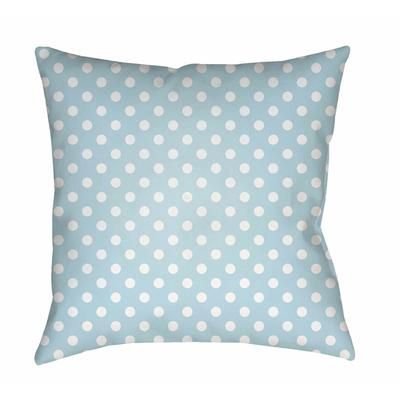 Camangcamang 18" Square Traditional Pillow plush White Tonal/Thatch Light Blue/Silver Blue/Medium Gray/Dusty Sage/Off White/Slate/Light Blue/Metallic Silver/Pewter/Slate Blue/Medium Gray Outdoor Throw Pillow - Boutique Rugs