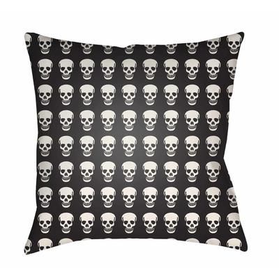 Lochsloy 22" Square Modern Pillow plush Black/White Outdoor Throw Pillow - Boutique Rugs