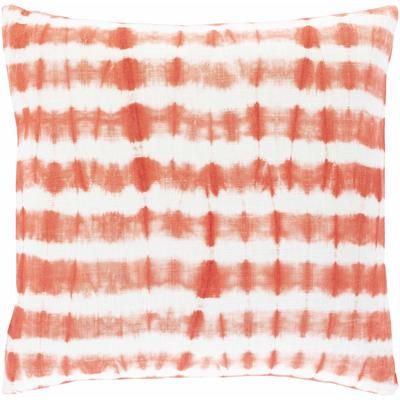 Marihatag 20" Square Modern Pillow plush Cotton Burgundy/White Throw Pillow - Boutique Rugs