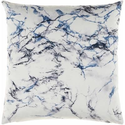 Caherconlish 18" Square Modern Pillow Moroccan Plush Blue/Charcoal/Light Gray/Light Sage Throw Pillow - Boutique Rugs