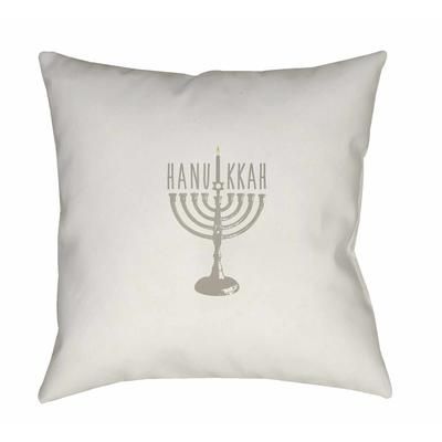 Gerger 18" Square Modern Pillow plush Off White/Dusty Sage/Light Gray/Dark Gray/Cloud Gray/Light Silver/Ivory/Pale Slate Outdoor Throw Pillow - Boutique Rugs