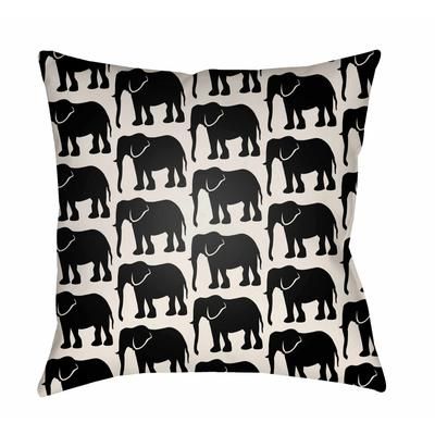 Weigelstown 22" Square Modern Pillow plush Off White/Onyx Black/Smoke/Gray/Dark Gray/Light Silver/Jet Black/Black/Metallic Silver/Onyx Outdoor Throw Pillow - Boutique Rugs