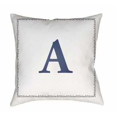 Prentice 18" Square Modern Pillow plush Off White/Dark Gray/Dark Gray/Neutral/Nickel/Light Silver Outdoor Throw Pillow - Boutique Rugs