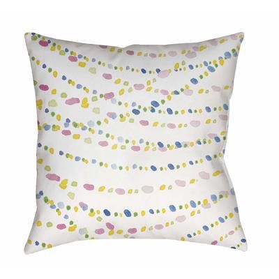 Mili 18" Square Traditional Pillow plush Off White/Brass/Slate/Sage/White Thatch/Light Silver Outdoor Throw Pillow - Boutique Rugs