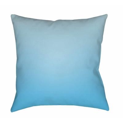 Asil 18" Square Modern Pillow plush Aqua/Light Blue/Sky Blue Outdoor Throw Pillow - Boutique Rugs