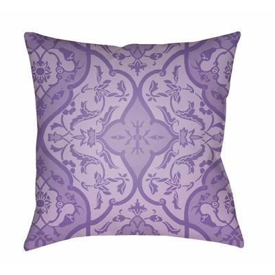 Tomo 20" Square Pillow Moroccan Plush Lavender/Lilac/Purple/Mauve Outdoor Throw Pillow - Boutique Rugs
