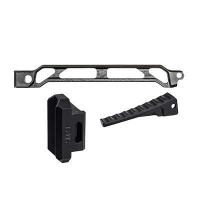 JMac Customs AB-9R Arm Bar with Folding Buttplate for SAM7SF 9in Rise Black AB-9R+AB-FB+SM-SF