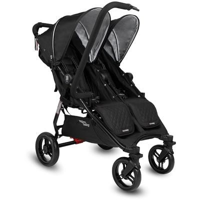 Valco Slim Twin Side By Side Double Stroller - Licorice