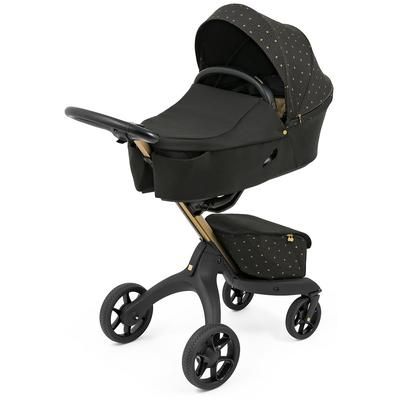 Stokke Xplory X Signature Stroller + Carry Cot Bundle - Signature Black
