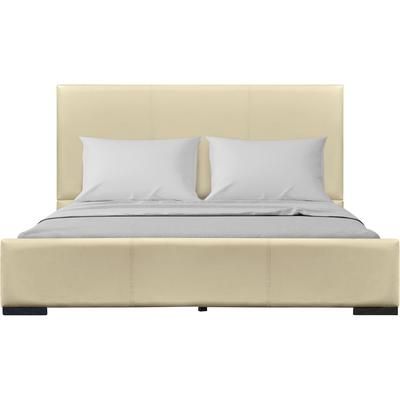 Abbey Platform Bed, Beige, Queen by Camden Isle in Beige (Size KING)