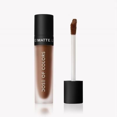 DOSE OF COLORS - Liquid Matte Lipstick Rossetti 4.5 ml Marrone unisex