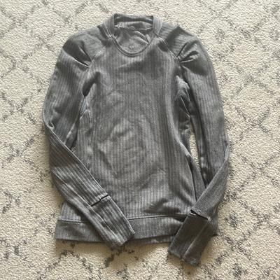 Lululemon Athletica Tops | Lulu Lemon Long Sleeve | Color: Gray | Size: 2