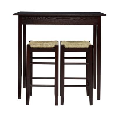 Tawny Three Piece Tavern Set by Linon Home Décor in Espresso