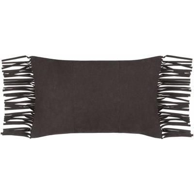 Malanday 20" Square Rustic Black Lumbar Pillow - Boutique Rugs
