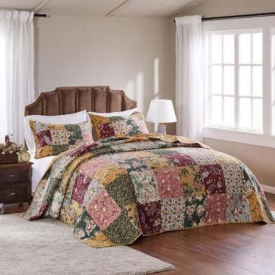 Antique Chic Bedspread Set by Greenland Home Fashions in Multi (Size 3PC KING/CK)