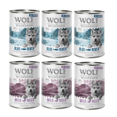 24x400g Mixed Pack Little Wolf of Wilderness Wet Dog Food