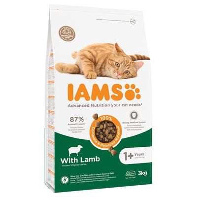 3kg Lamb Adult for Vitality IAMS Dry Cat Food