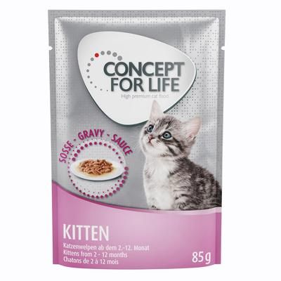 24x85g Gravy Kitten Concept for Life Wet Cat Food