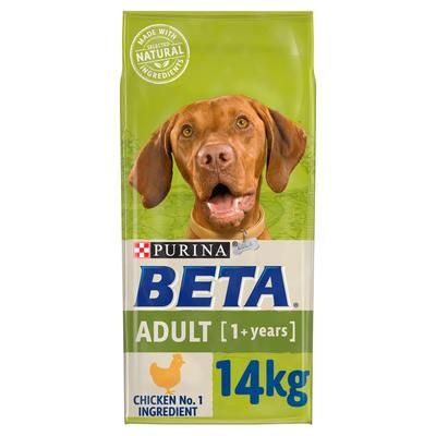 2x14kg Adult Chicken BETA Dry Dog Food