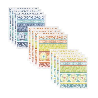 Swedish Sponge Cloths, Set Of 12 Dish Cloth by RITZ in Boho