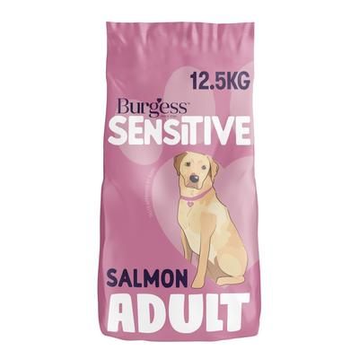 12.5kg Salmon Sensitive Adult Burgess Dry Dog Food