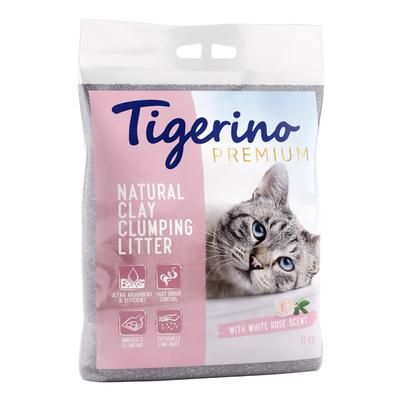 2x12kg White Rose Scented Tigerino Canada Clay Cat Litter