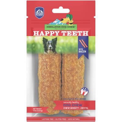 Happy Teeth Bacon Dog Treats, 4 oz.