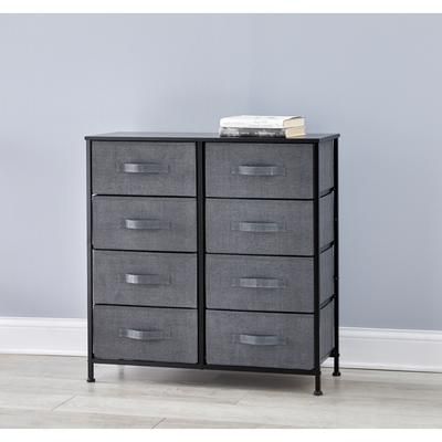 8-Drawer Eve Storage Dresser by BrylaneHome in Gray