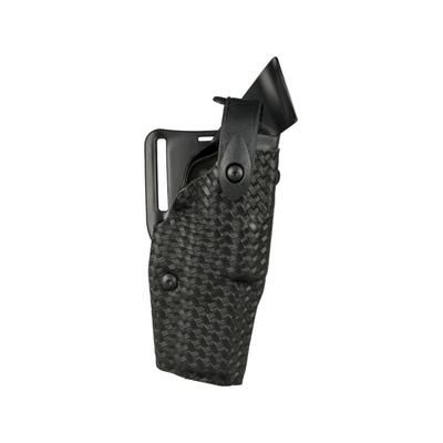 Safariland 6360 ALS/SLS Mid-Ride LVL III Holster SA XD 5in .45 ACP SureFire X300U Right Basketweave Black 6360-1492-81