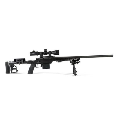 MDT LSS-XL Gen2 Chassis System Tikka T3/T3x Short Action Fixed Stock Interface M-LOK Black 103359-BLK
