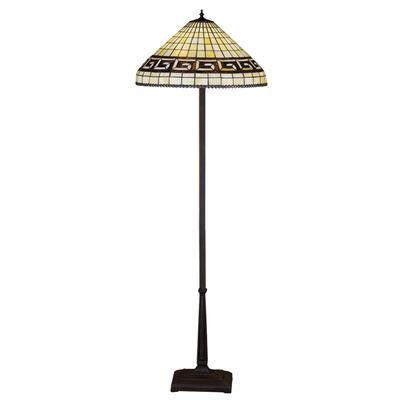 "62"H Greek Key Floor Lamp - Meyda Lighting 29503"