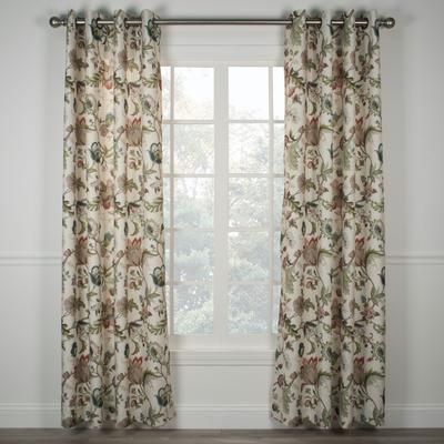 Wide Width Brissac Lined Grommet Panel by Brissac in Red (Size 50" W 84" L)