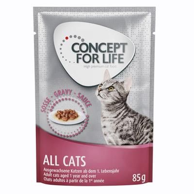 12x85g All Cats Gravy Concept For Life Wet Cat Food