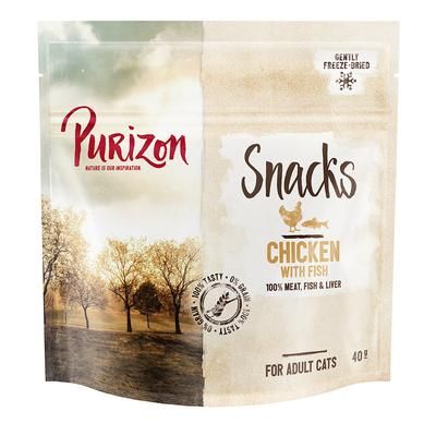 3x40g Chicken & Fish Grain-free Purizon Cat Snacks