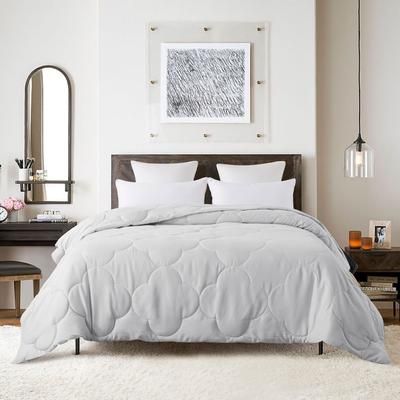 Pendant Down Alternative Comforter by St. James Home in Grey (Size KING)
