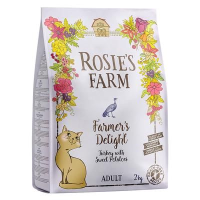 3x2kg Turkey & Sweet Potato Rosie's Farm Dry Cat Food