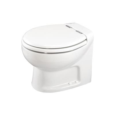 Thetford Tecma Silence Plus 2 Mode 24V Marine Toilet With Electric Solenoid - Low Profile White 38359