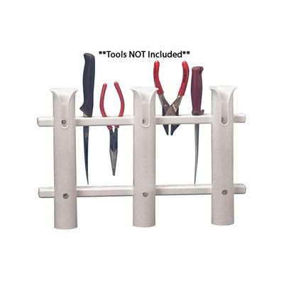 TACO Marine 3-Rod Poly Rod Rack - White P03-063W
