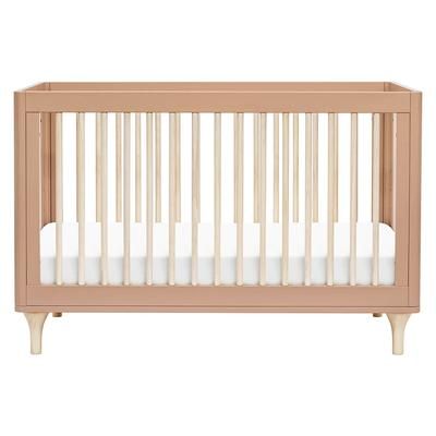 Babyletto Lolly 3-In-1 Convertible Crib with Toddler Bed Conversion Kit - Canyon/Washed Natural