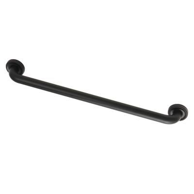 Kingston Brass DR914240 Camelon 24-Inch X 1-1/4-Inch OD Grab Bar, Matte Black - Kingston Brass DR914240